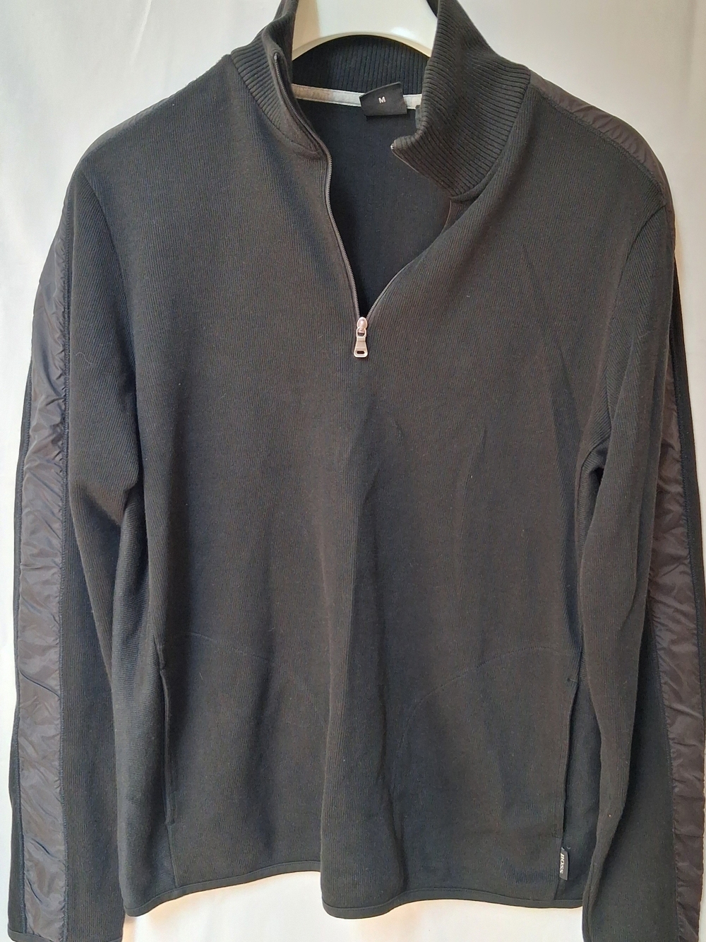 Hugo Boss Black Quarter-Zip Regular Fit Pullover Sweater M